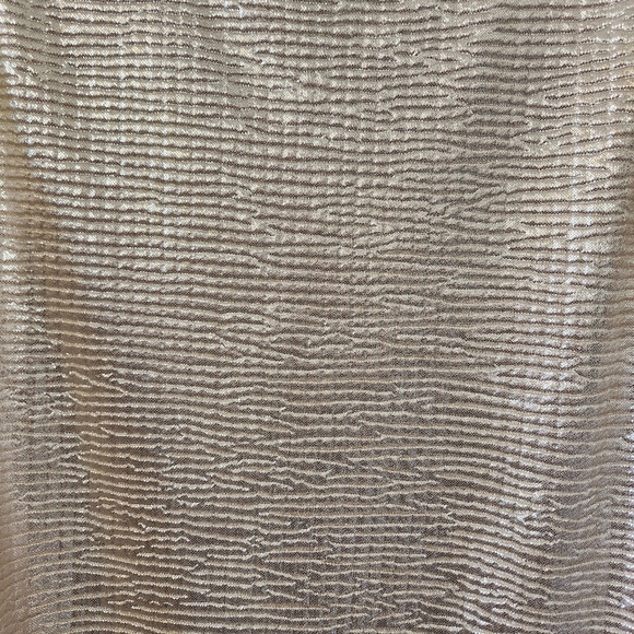 Tristan Gold Metallic Tank Top Dressy Quiet Luxury Minimalist Capsule Office - Picture 3 of 9